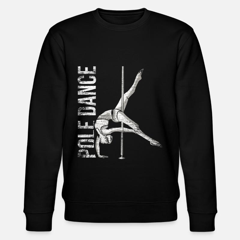 Pole Dancer Gift - Stanley/Stella CHANGER Unisex Organic Sweatshirt - black