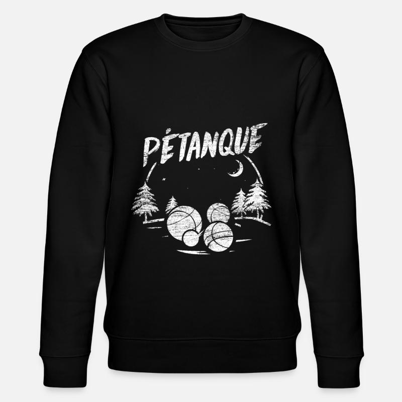 pétanque - Sweat bio CHANGER Stanley/Stella Unisexe - noir