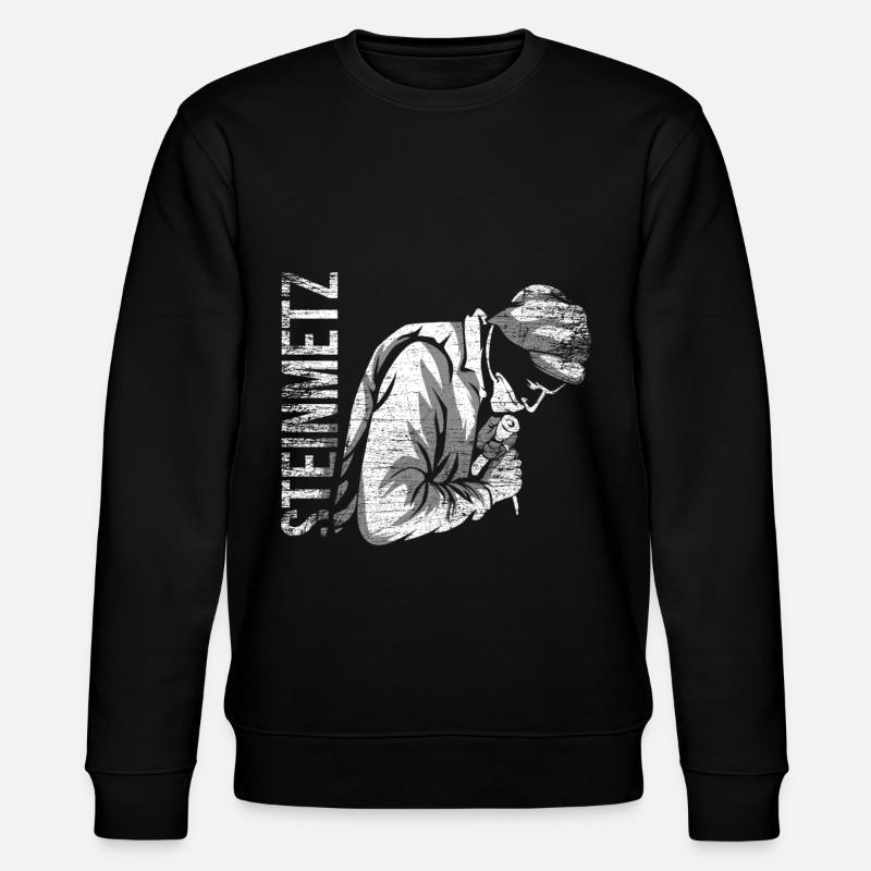 Stonemason gift - Stanley/Stella CHANGER Unisex Organic Sweatshirt - black