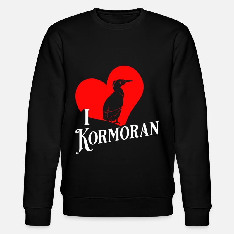 cormorant - Stanley/Stella CHANGER Unisex Organic Sweatshirt - black
