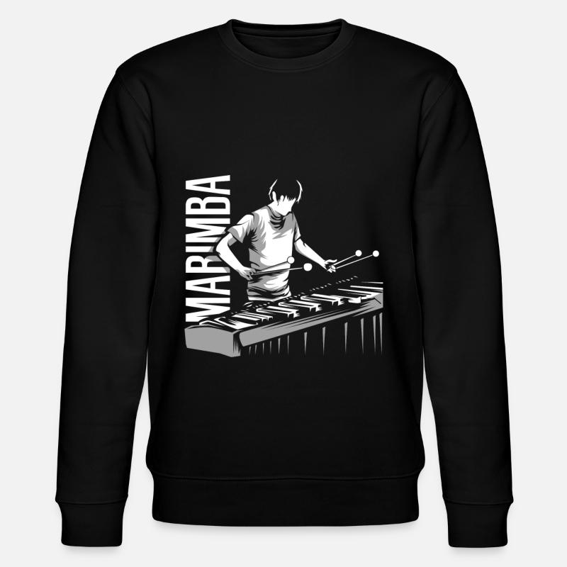 Marimba - Stanley/Stella Unisex Bio-Sweatshirt CHANGER  - Schwarz