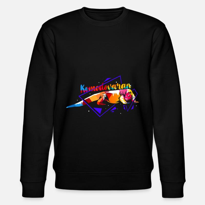 Polygone de Komodovaran - Sweat bio CHANGER Stanley/Stella Unisexe - noir