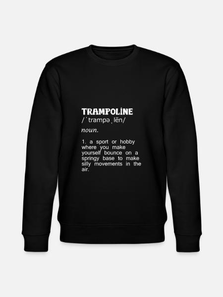 trampoline - Sweat bio CHANGER Stanley/Stella Unisexe - noir