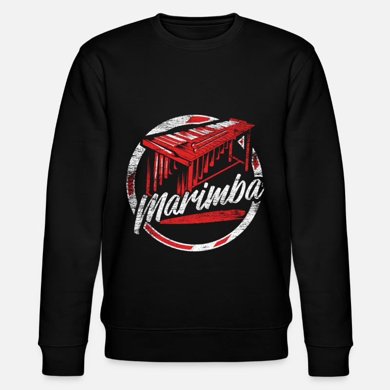 Marimba gift - Stanley/Stella CHANGER Unisex Organic Sweatshirt - black