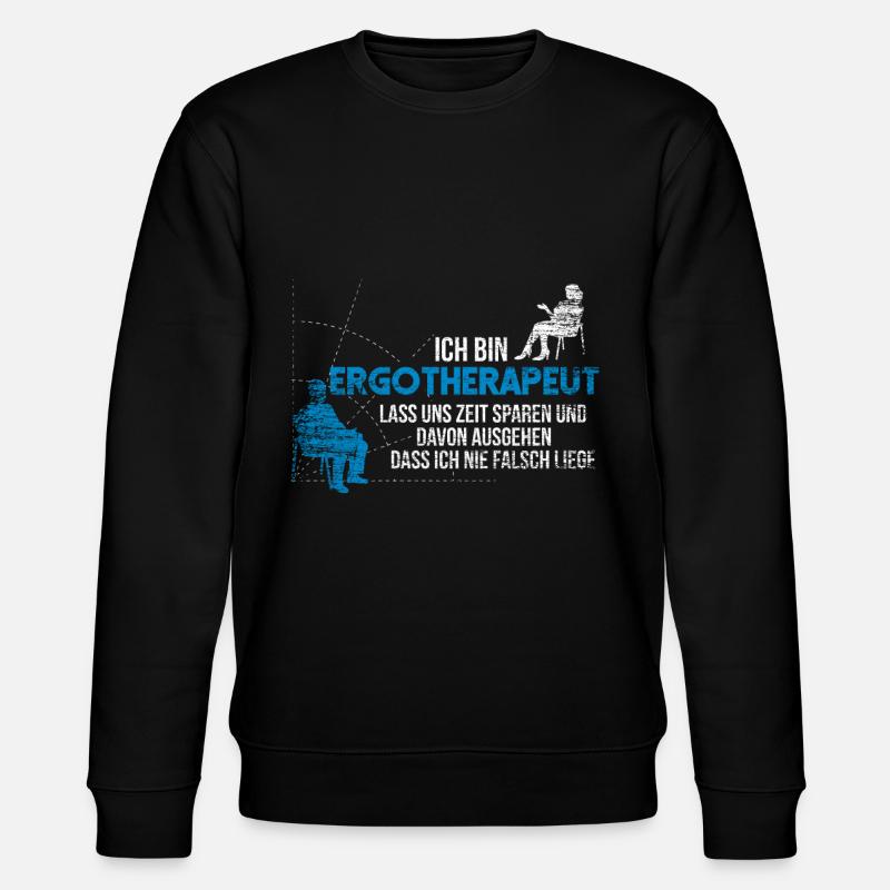 Occupational therapist gift - Stanley/Stella CHANGER Unisex Organic Sweatshirt - black