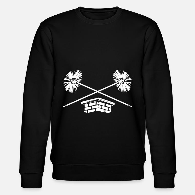 Schornsteinfeger - Stanley/Stella Unisex Bio-Sweatshirt CHANGER  - Schwarz