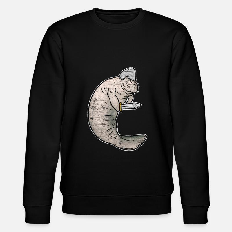 Seekuh Geschenk - Stanley/Stella Unisex Bio-Sweatshirt CHANGER  - Schwarz