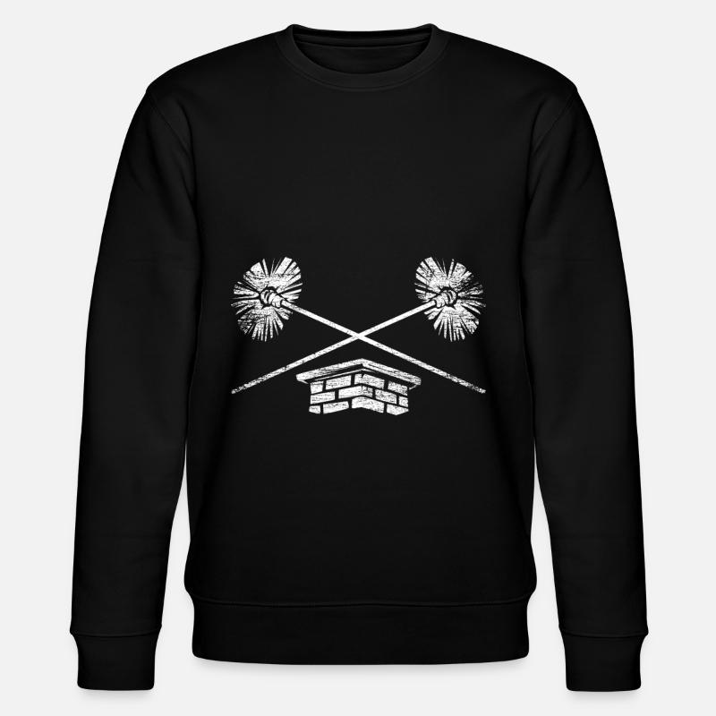 Schornsteinfeger Geschenk - Stanley/Stella Unisex Bio-Sweatshirt CHANGER  - Schwarz