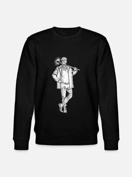 chimney sweeper - Stanley/Stella CHANGER Unisex Organic Sweatshirt - black