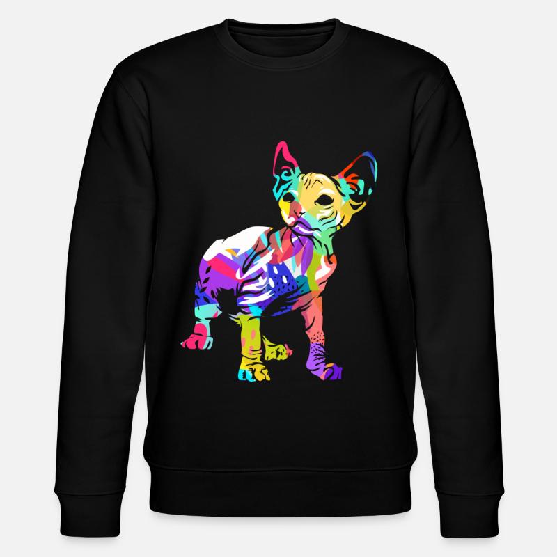 Sphynx - Stanley/Stella CHANGER Unisex Organic Sweatshirt - black