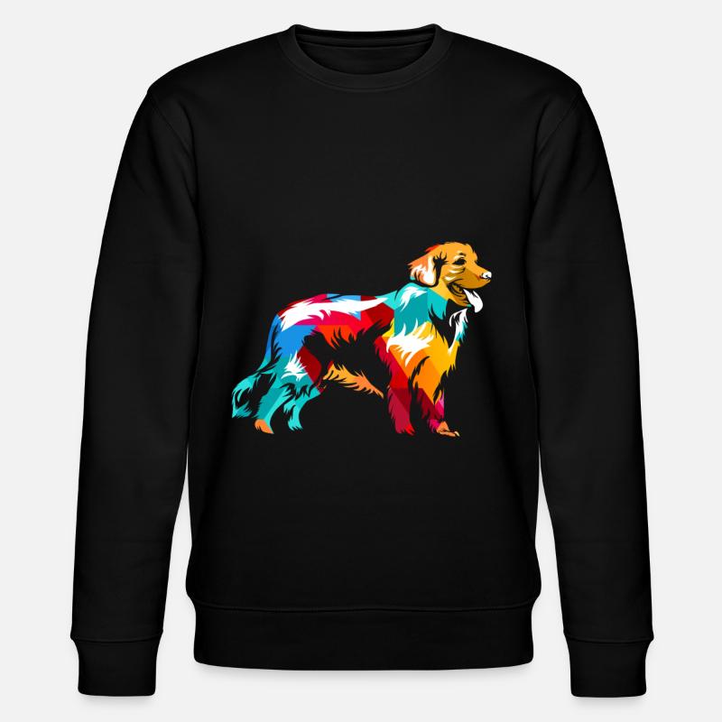 Bernese Mountain Dog Gift - Stanley/Stella CHANGER Unisex Organic Sweatshirt - black