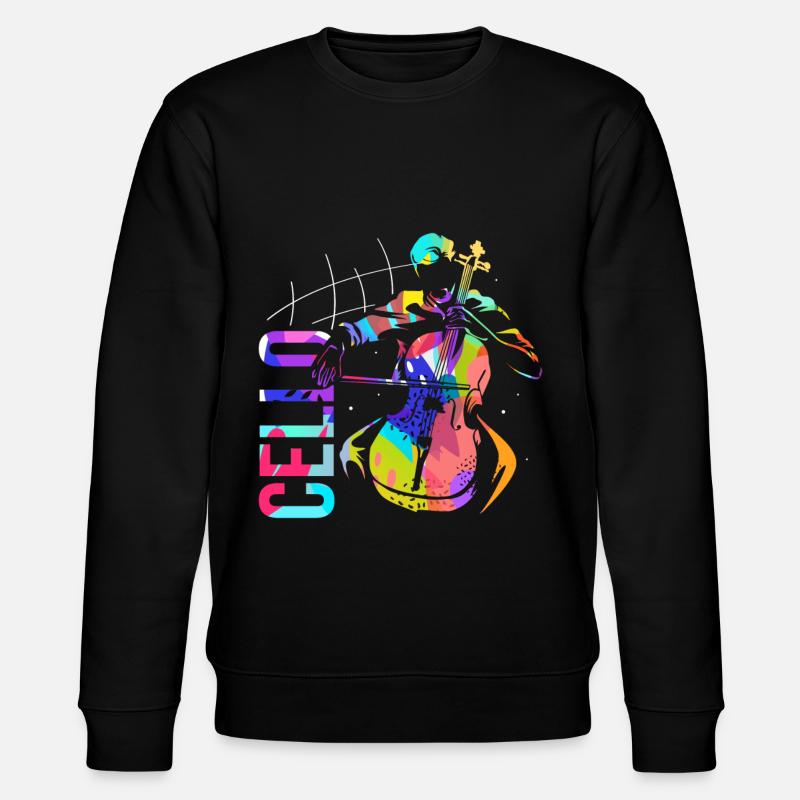 violoncelle - Sweat bio CHANGER Stanley/Stella Unisexe - noir