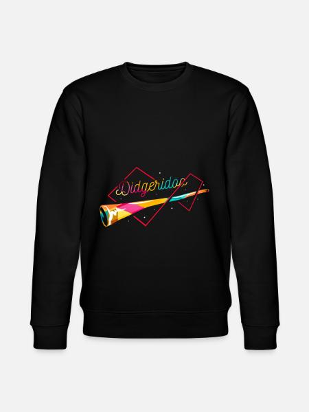 Didgeridoo polygon - Stanley/Stella CHANGER Unisex Organic Sweatshirt - black