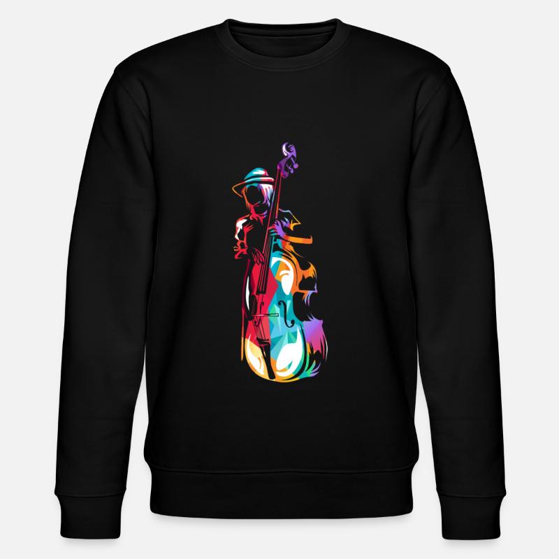 Cadeau de contrebasse - Sweat bio CHANGER Stanley/Stella Unisexe - noir