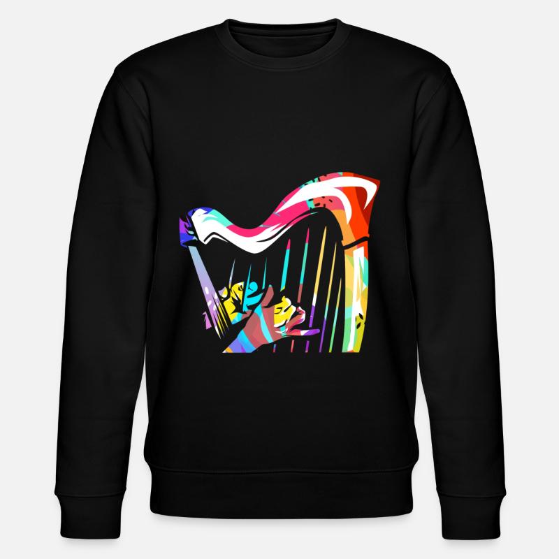 harpe - Sweat bio CHANGER Stanley/Stella Unisexe - noir