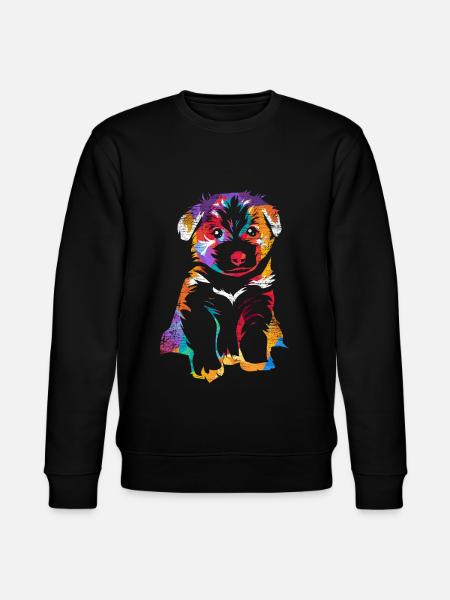 Border collie - Stanley/Stella CHANGER Unisex Organic Sweatshirt - black