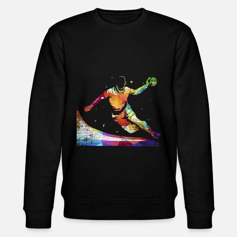 Handball - Stanley/Stella Unisex Bio-Sweatshirt CHANGER  - Schwarz