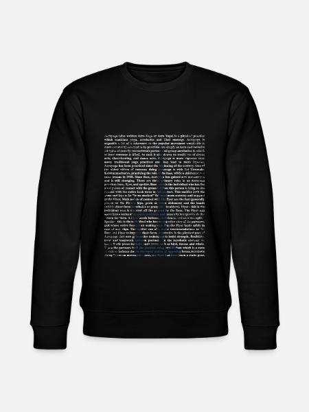 Akroyoga gift - Stanley/Stella CHANGER Unisex Organic Sweatshirt - black