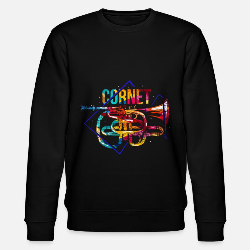 Kornett Polygon cadeau - Sweat bio CHANGER Stanley/Stella Unisexe - noir
