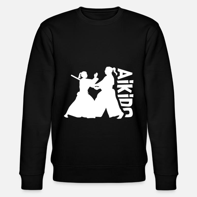 Combattante de l’Aïkido - Sweat bio CHANGER Stanley/Stella Unisexe - noir