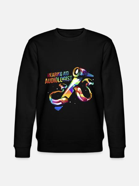 Hörakustiker Geschenk - Stanley/Stella Unisex Bio-Sweatshirt CHANGER  - Schwarz