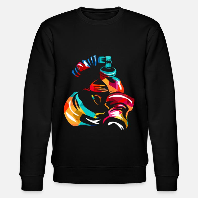 anesthetist - Stanley/Stella CHANGER Unisex Organic Sweatshirt - black