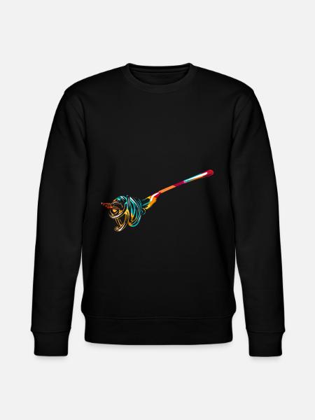 Spaghetti gift - Stanley/Stella CHANGER Unisex Organic Sweatshirt - black