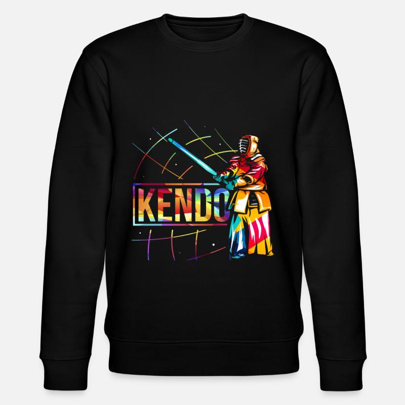 Kendo Geschenk - Stanley/Stella Unisex Bio-Sweatshirt CHANGER  - Schwarz