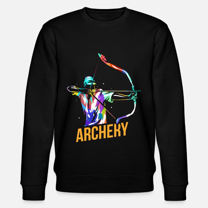 Archery gift - Stanley/Stella CHANGER Unisex Organic Sweatshirt - black