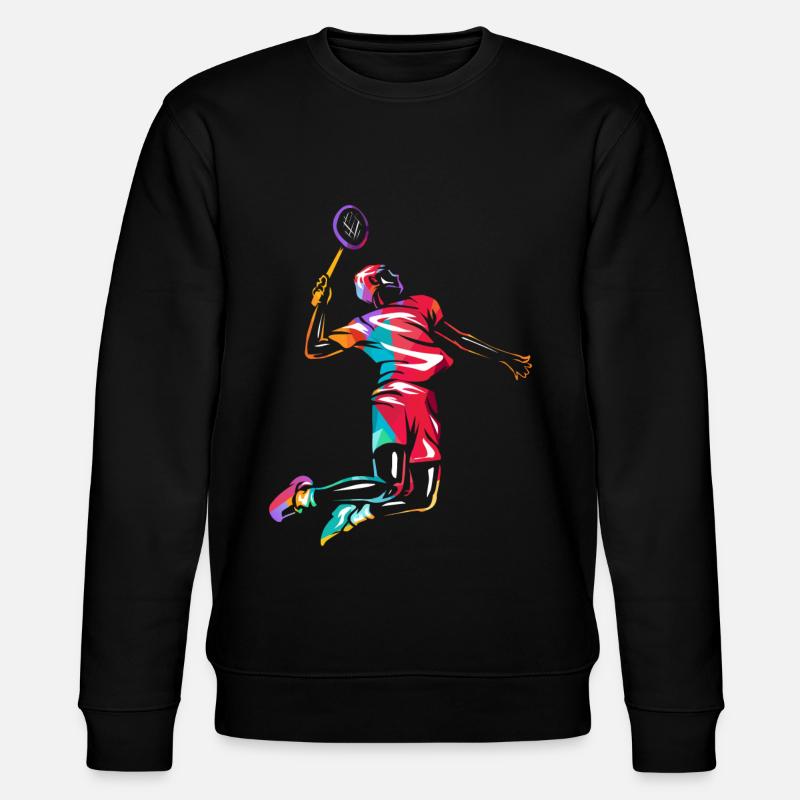 badminton - Sweat bio CHANGER Stanley/Stella Unisexe - noir