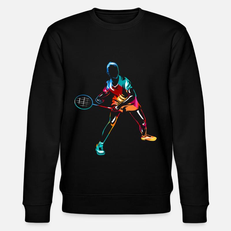 badminton - Sweat bio CHANGER Stanley/Stella Unisexe - noir