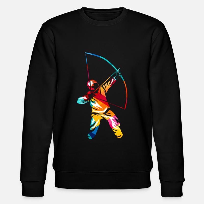 tir à l'arc - Sweat bio CHANGER Stanley/Stella Unisexe - noir