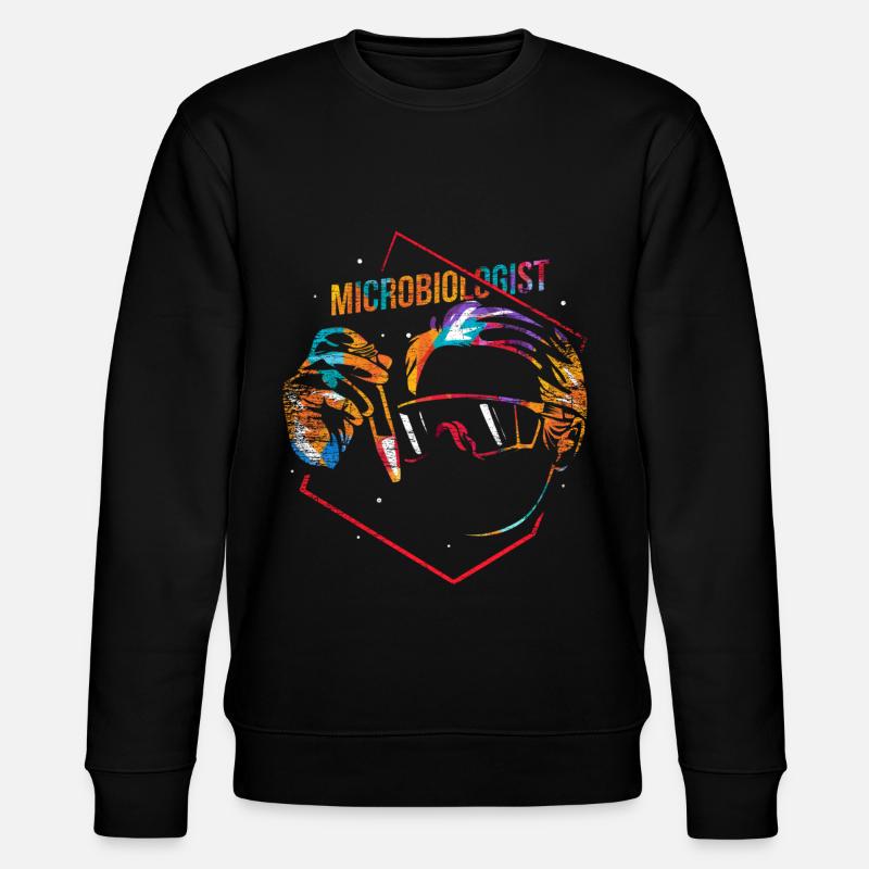 Cadeau microbiologiste - Sweat bio CHANGER Stanley/Stella Unisexe - noir