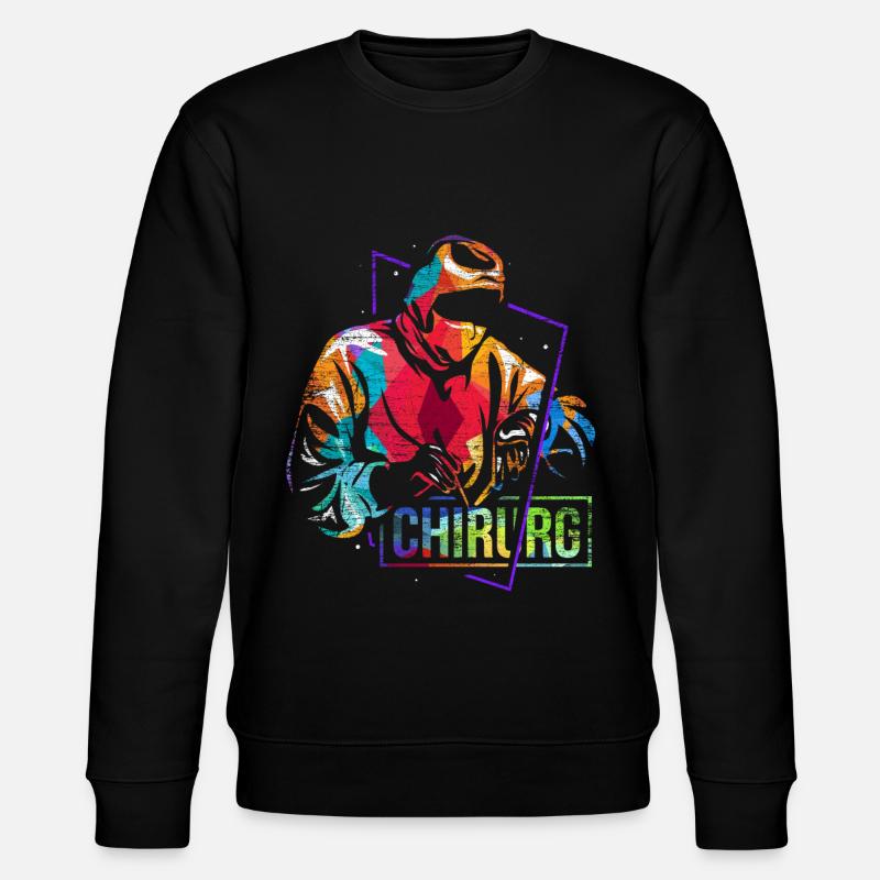 Neurochirurgin Doktor Geschenk - Stanley/Stella Unisex Bio-Sweatshirt CHANGER - Schwarz