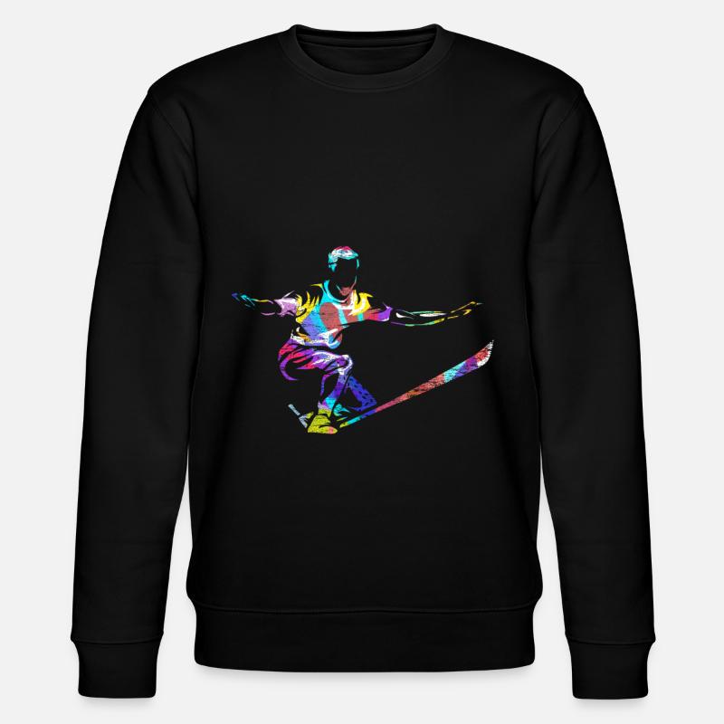 Slackline - Stanley/Stella Unisex Bio-Sweatshirt CHANGER  - Schwarz