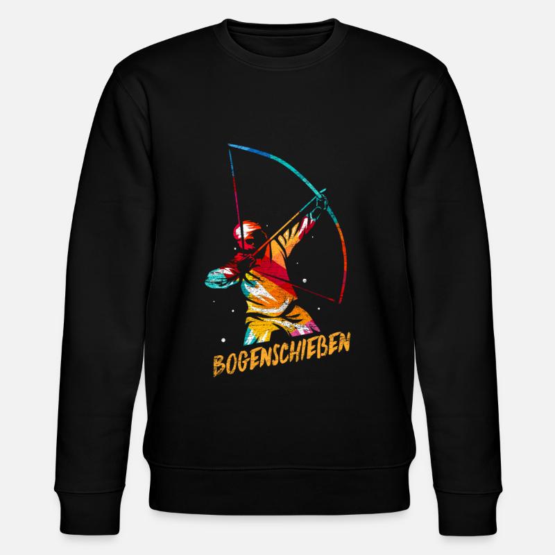 Archery Gift - Stanley/Stella CHANGER Unisex Organic Sweatshirt - black