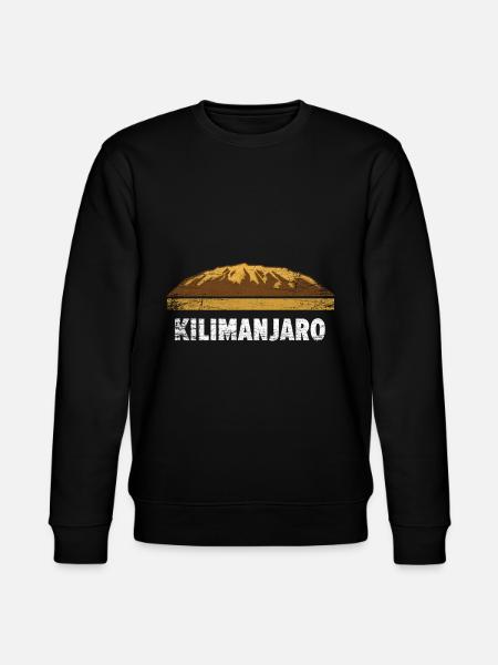 Kilimanjaro mountain gift - Stanley/Stella CHANGER Unisex Organic Sweatshirt - black