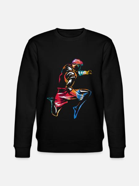 Muay Thai Fighter Gift - Stanley/Stella CHANGER Unisex Organic Sweatshirt - black