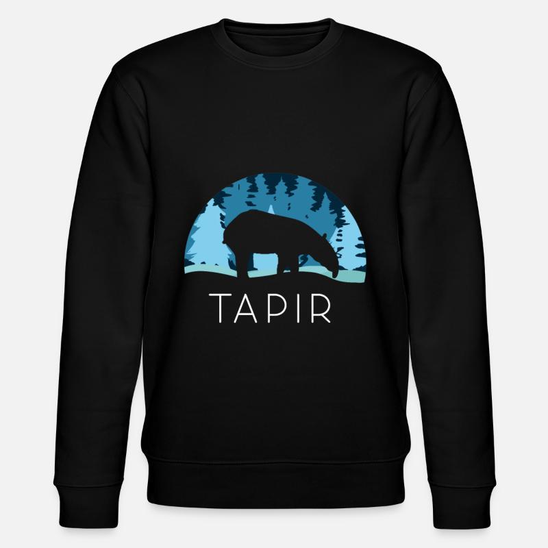 Tapir neige - Sweat bio CHANGER Stanley/Stella Unisexe - noir