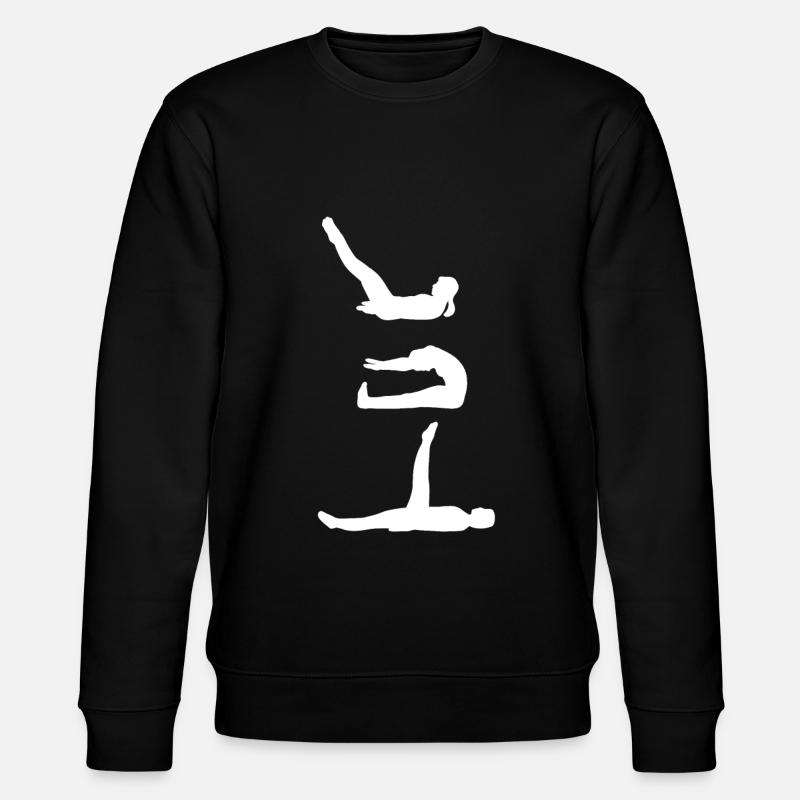 Silhouette de pilates - Sweat bio CHANGER Stanley/Stella Unisexe - noir