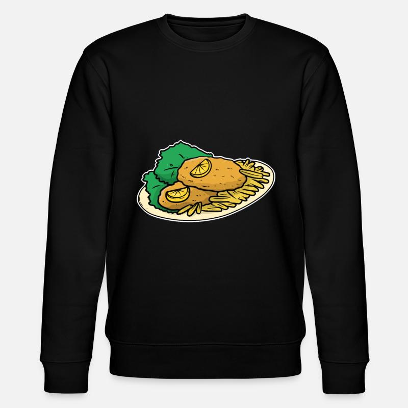 Wiener schnitzel - Stanley/Stella Unisex Bio-Sweatshirt CHANGER  - Schwarz