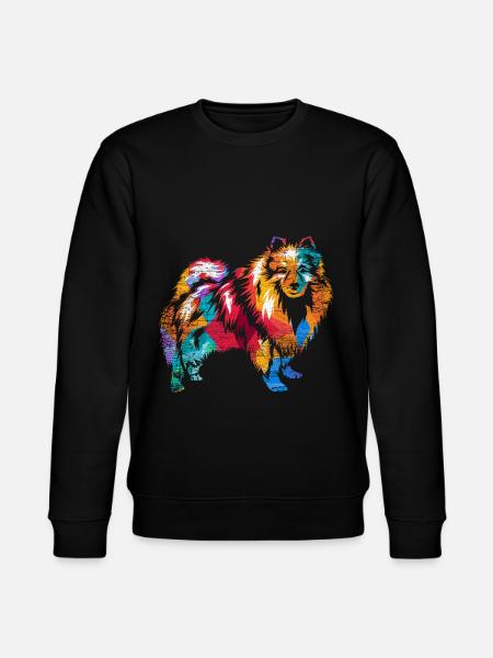 keeshond - Stanley/Stella CHANGER Unisex Organic Sweatshirt - black