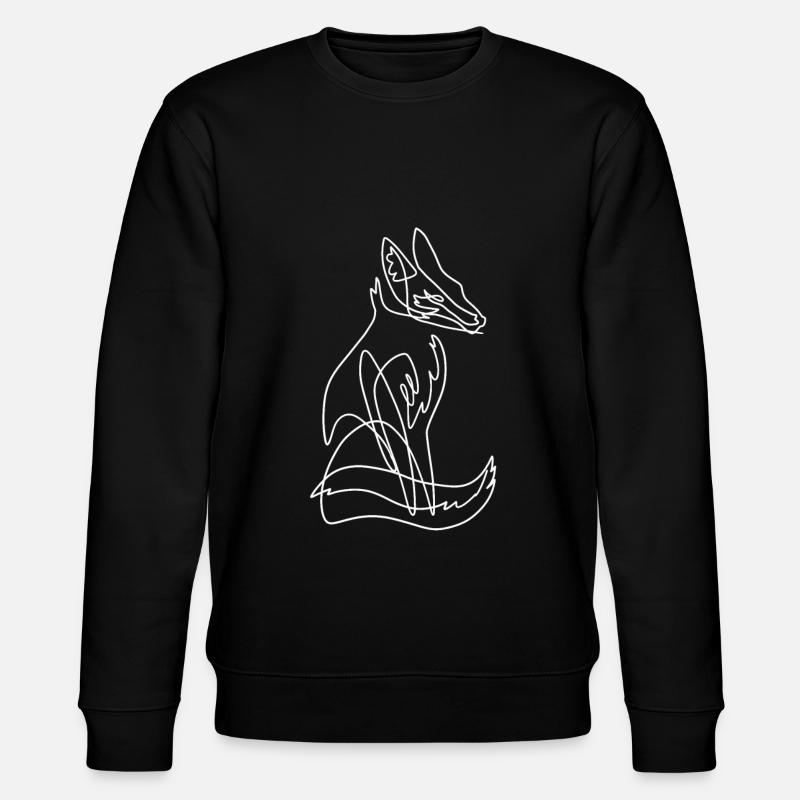 Un renard - Sweat bio CHANGER Stanley/Stella Unisexe - noir