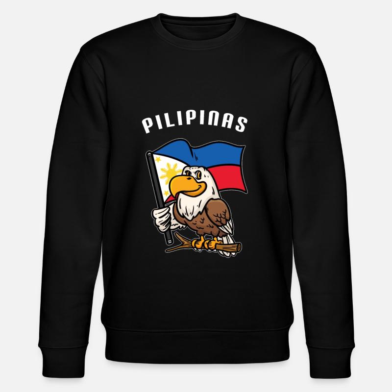 Philippines Eagle - Sweat bio CHANGER Stanley/Stella Unisexe - noir