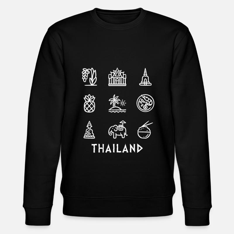 Thailand - Stanley/Stella Unisex Bio-Sweatshirt CHANGER  - Schwarz