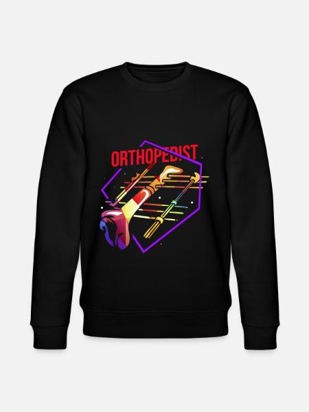 Orthopedist gift - Stanley/Stella CHANGER Unisex Organic Sweatshirt - black