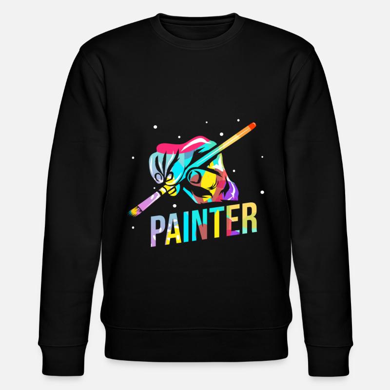 Painter gift - Stanley/Stella CHANGER Unisex Organic Sweatshirt - black