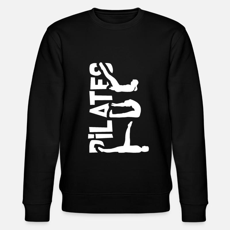 Pilates silhouette - Stanley/Stella CHANGER Unisex Organic Sweatshirt - black