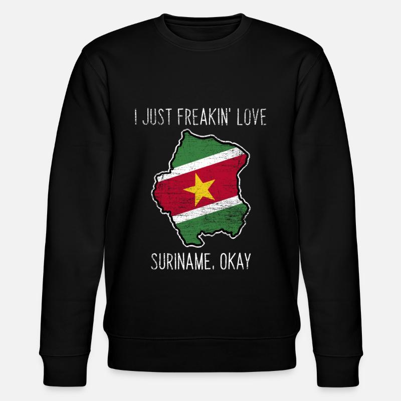 Cadeau Suriname - Sweat bio CHANGER Stanley/Stella Unisexe - noir