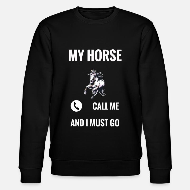 cheval - Sweat bio CHANGER Stanley/Stella Unisexe - noir